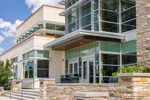 Entrance to the Rec Center