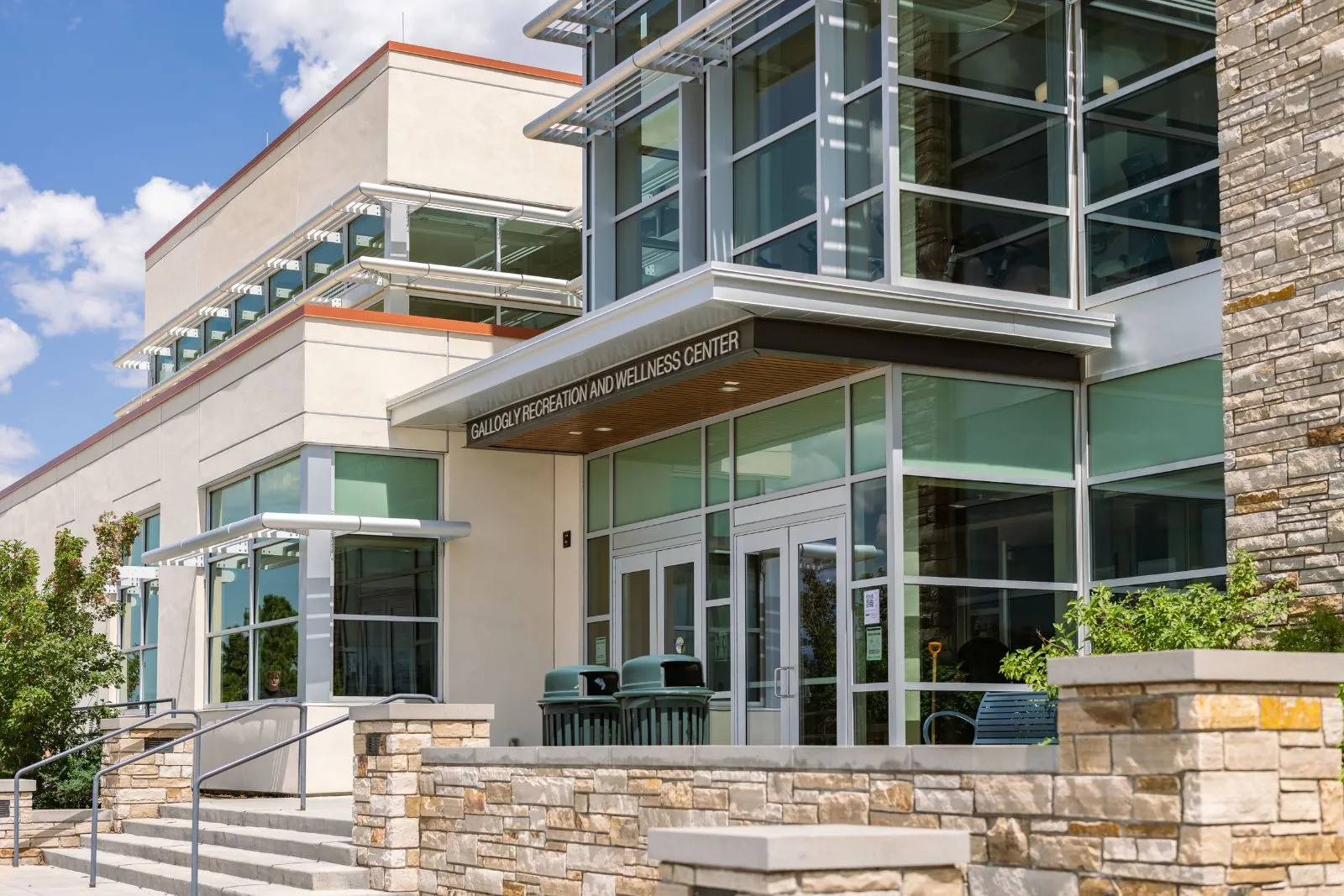 entrance to the recreation center